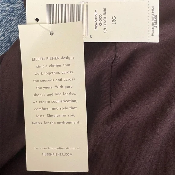 Eileen Fisher Black Maxi Skirt NWT - Picture 3 of 6